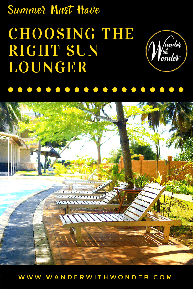 With summer approaching, you might be looking for the perfect sun lounger. Read on for tips on choosing the right sun lounger. 