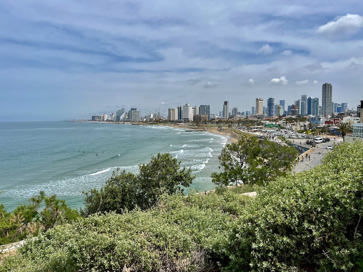 Tel Aviv cityscape with modern skyscrapers. Photo by Sharon Kurtz