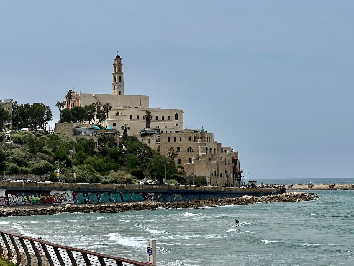 St Peter’s Church in Old Jaffa, the city’s most iconic sight.