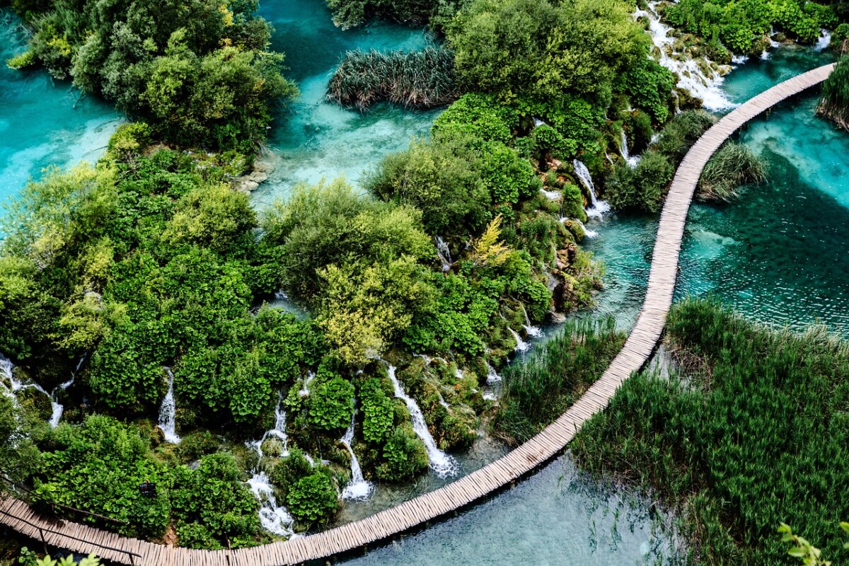 Plitvice Lakes National Park in Croatia