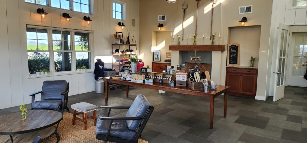 The Point Reyes Farmstead Cheese Co Marketplace.