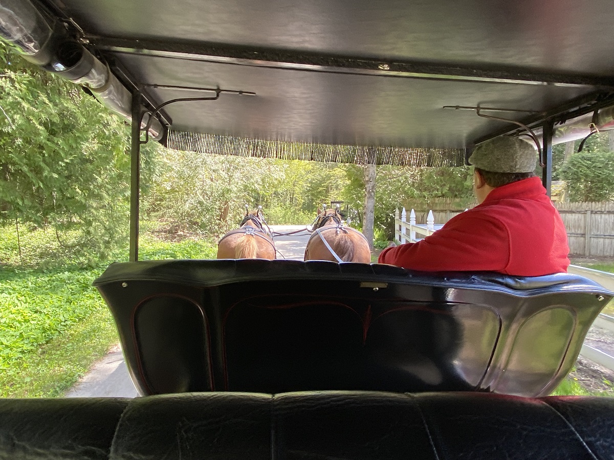 Ultimate Guide to 2 Days on Mackinac Island 11 Horse-drawn carriage tour on Mackinac Island.