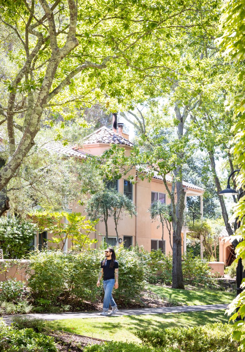 Beautiful grounds at the Fairmont Sonoma Mission Inn & Spa.