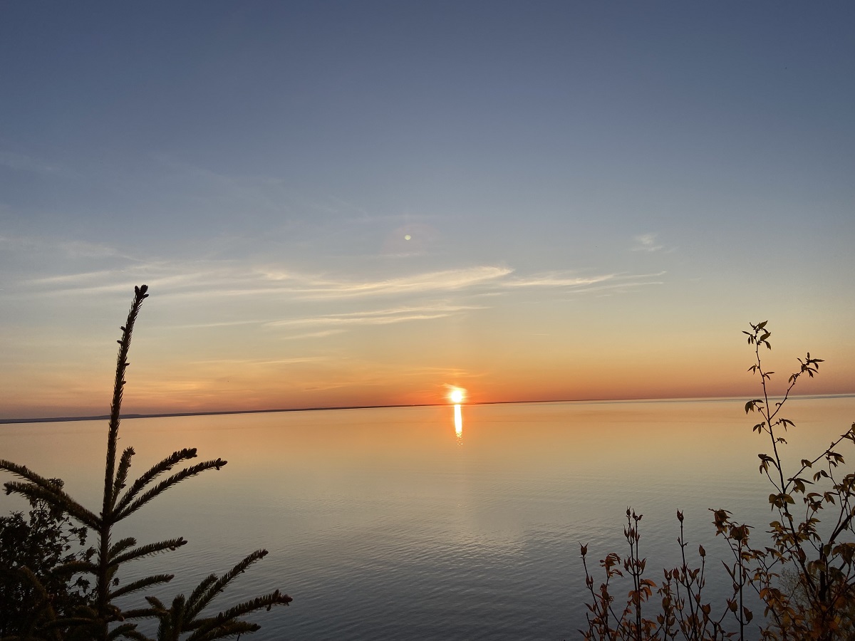 Ultimate Guide to 2 Days on Mackinac Island 9 Sunrise over Lake Huron.