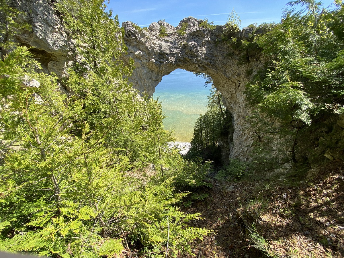 Ultimate Guide to 2 Days on Mackinac Island 13 Arch Rock
