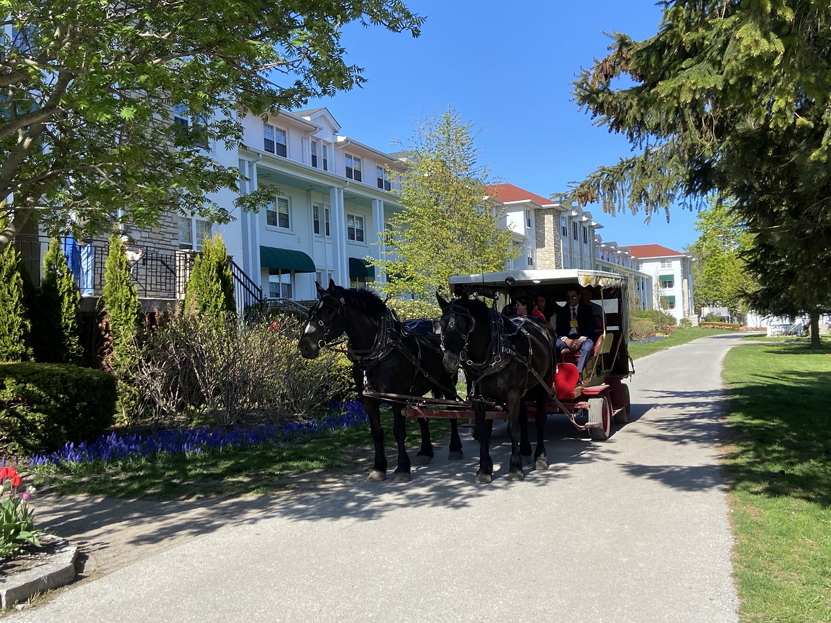 Ultimate Guide to 2 Days on Mackinac Island 16 A taxi on Mackinac Island.