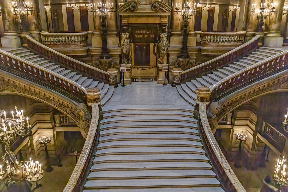 The entrées of Opéra Garnier by an American photographer in Paris.