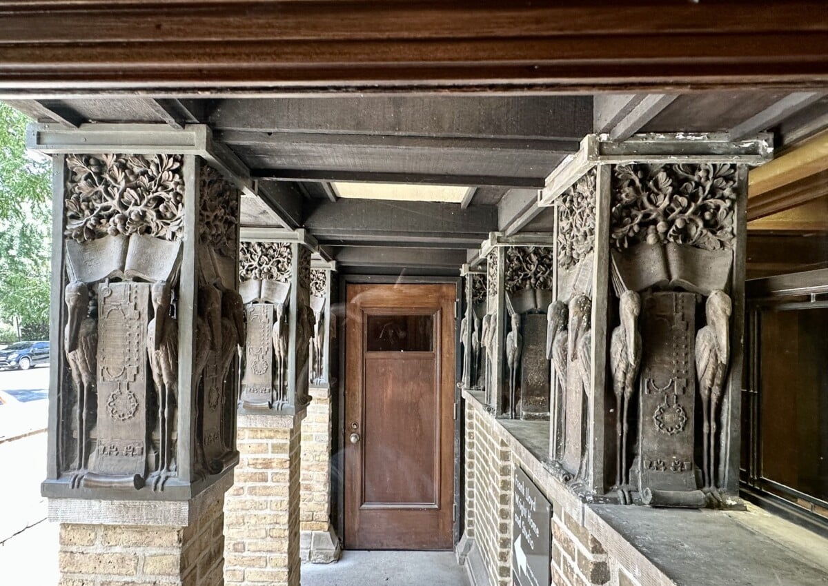 Client door to Wright home