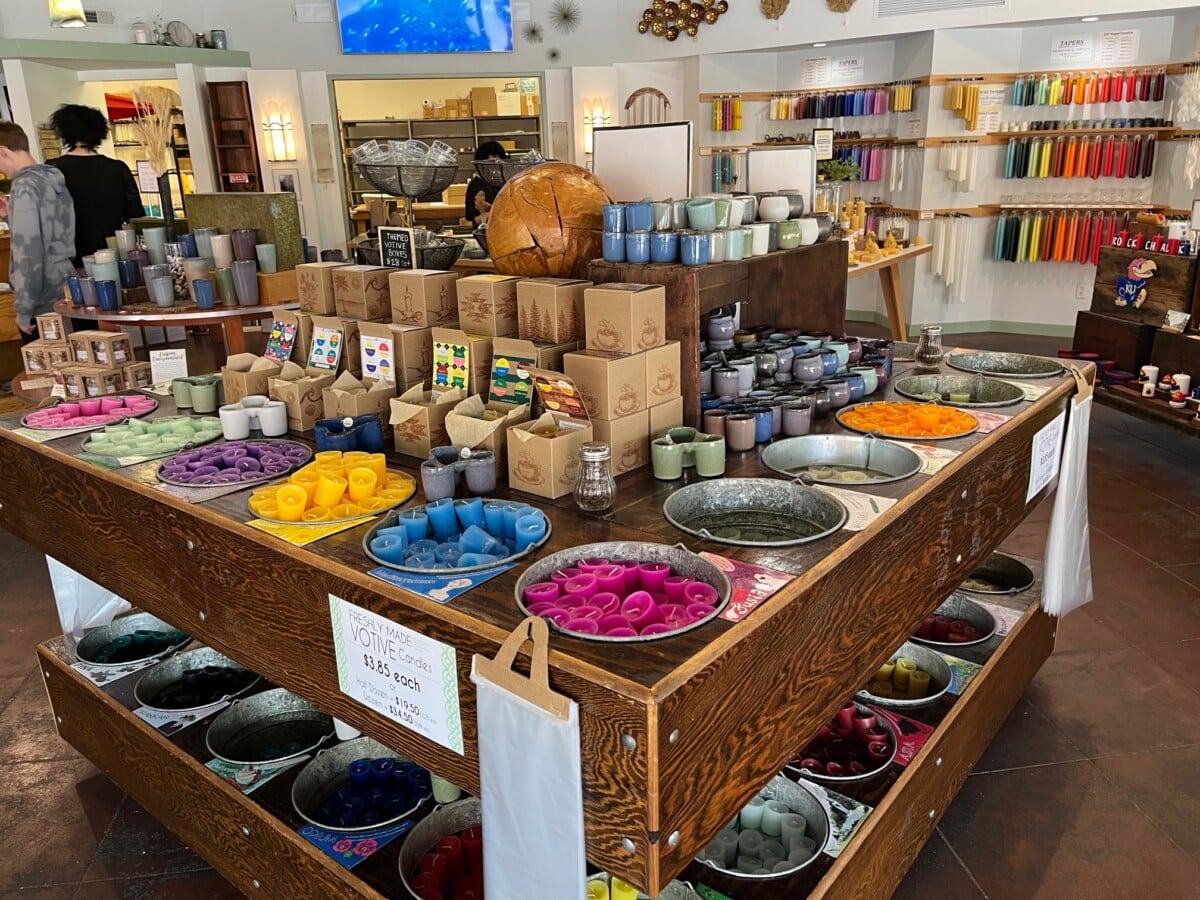 A visit to iconic Waxman Candles is one great thing to do in Lawrence. Photo by Lisa Waterman Gray