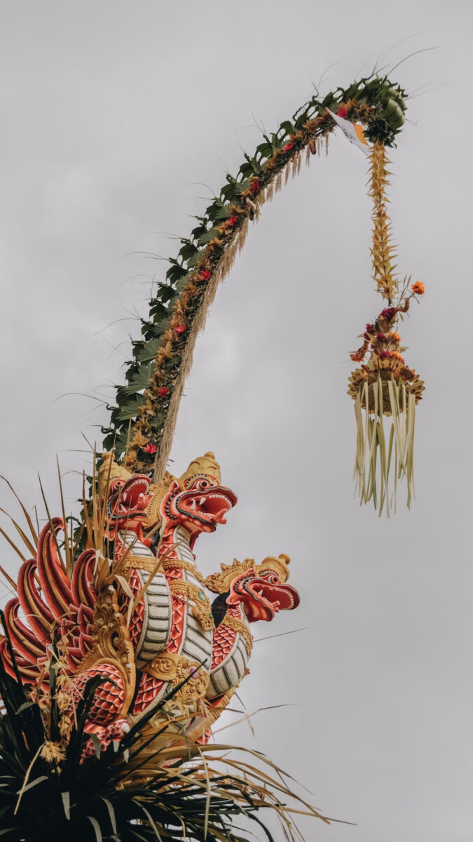 The Best of Balinese Culture in Ubud 4 Best of Balinese Culture in Ubud Decorative bamboo pole