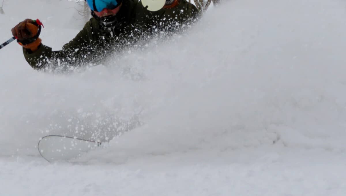skiing in Niseko, Japan