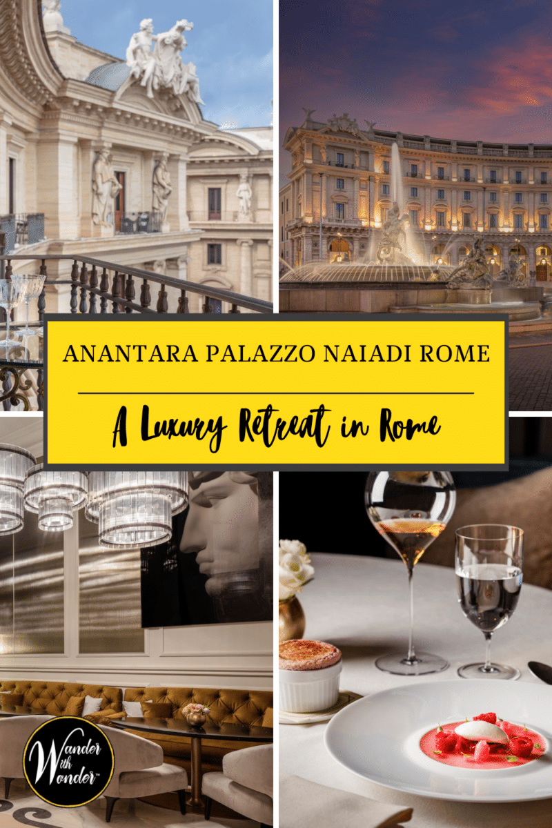Enter a world of luxury when you step into the Anantara Naiadi Rome Hotel. Read the Wander With Wonder article to discover why this luxury hotel in Rome is your perfect retreat in the Eternal City. | Best Luxury Hotel in Rome | Hotels in Rome | Best Hotels in Europe