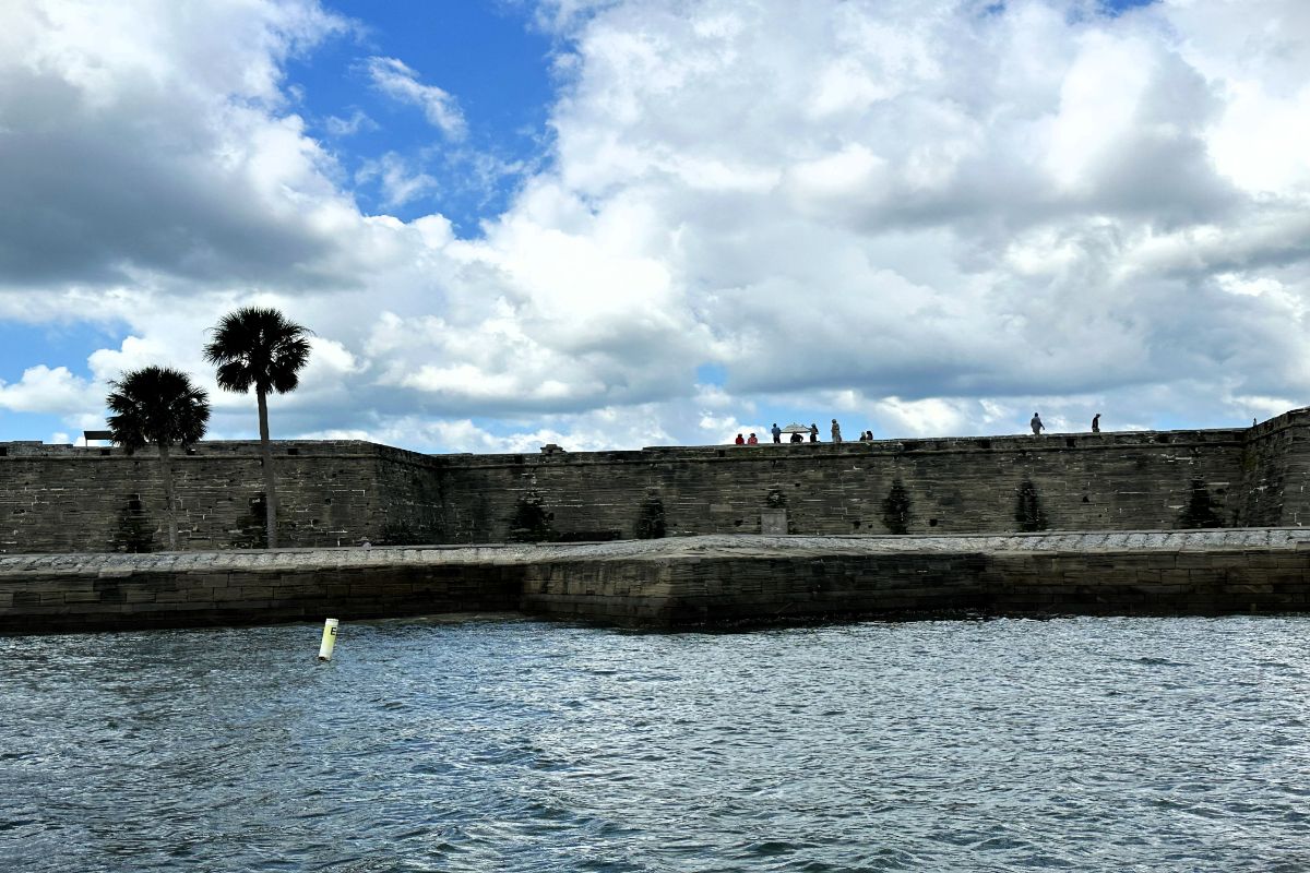 Castillo de San Marcos from the water. Photo by Lisa Evans