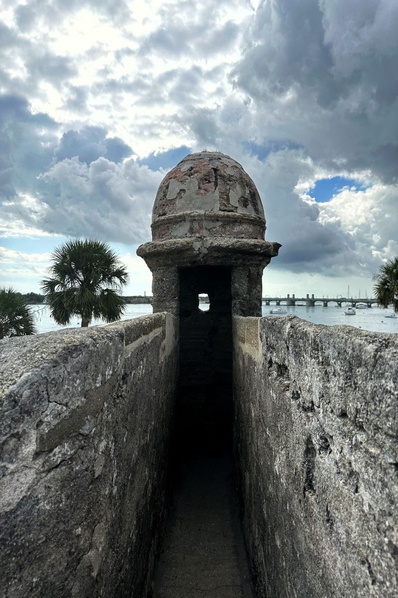 Exploring St. Augustine, FL: America's Oldest City 3 Castillo de San Marcos turret. Photo by Lisa Evans