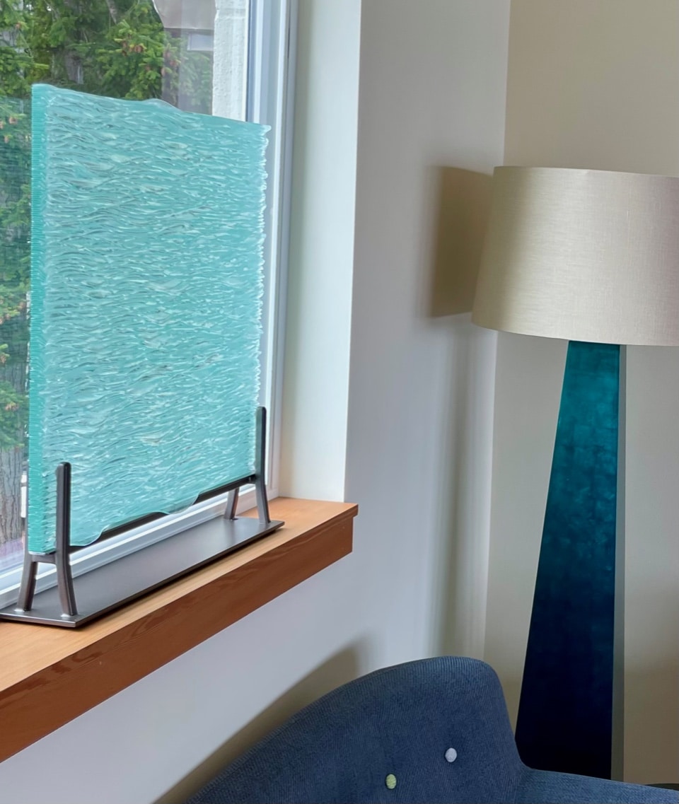 Debra Arend fused glass