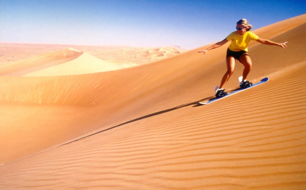 sandboarding