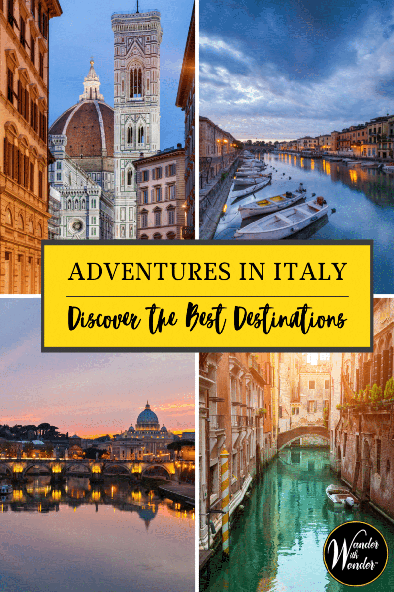Italy's stunning natural landscapes make it an ideal destination for soaking up nature and enjoying fun outdoor adventures. Read the Wander With Wonder story for the best spots to enjoy active adventures in Italy.