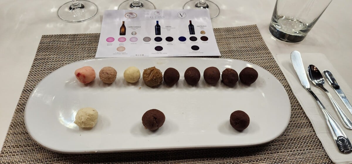 Chocolate and Wine Tasting at El Cielo