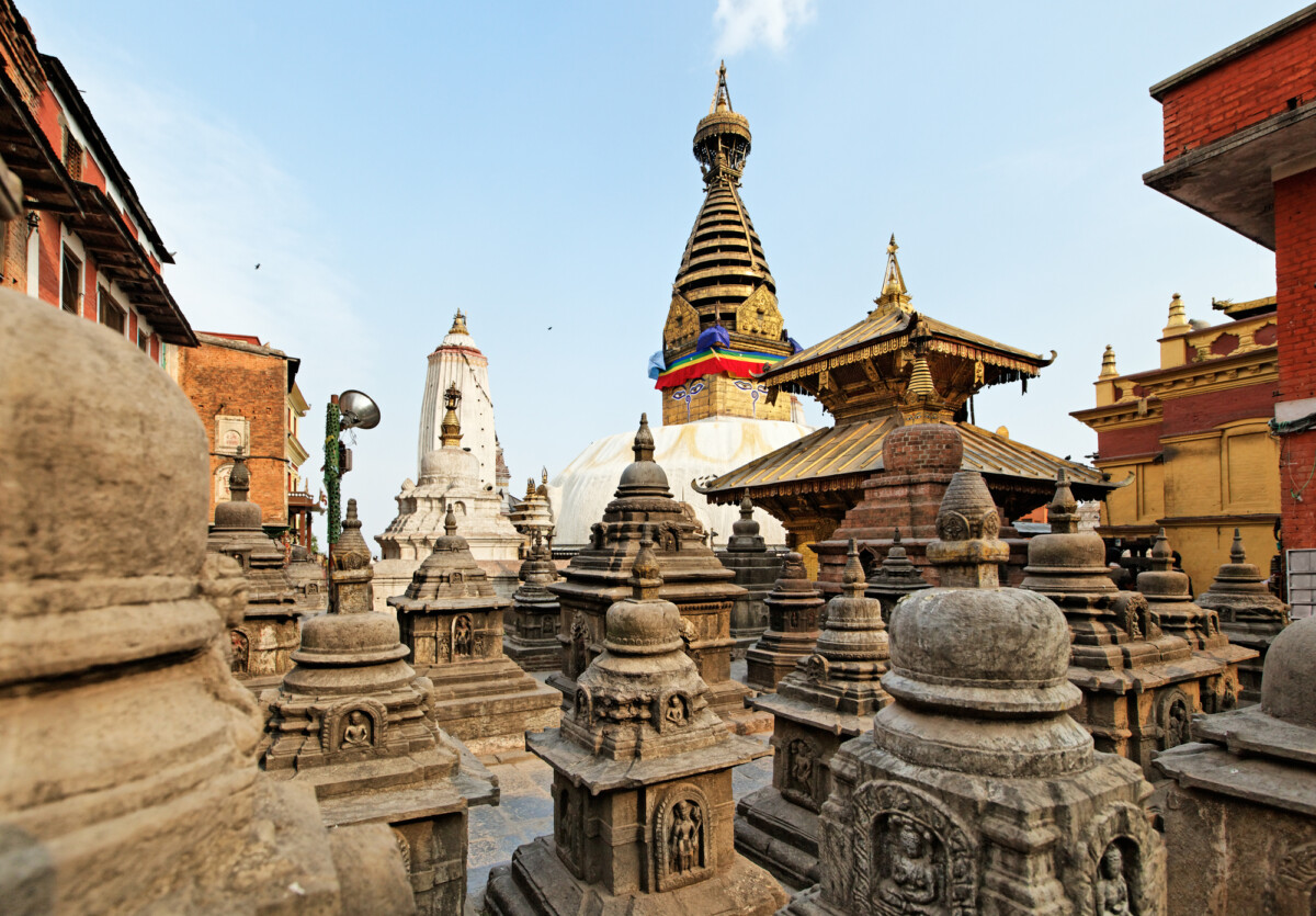 The Best Ways to Enjoy Adventures in Nepal 1 Swayambhunath (monkey temple) stupa in Kathmandu, Nepal. Photo courtesy DepositPhotos
