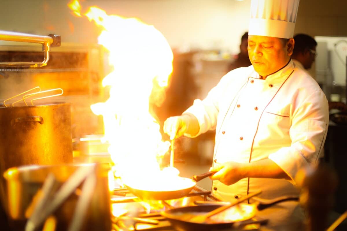 chef in the kitchen