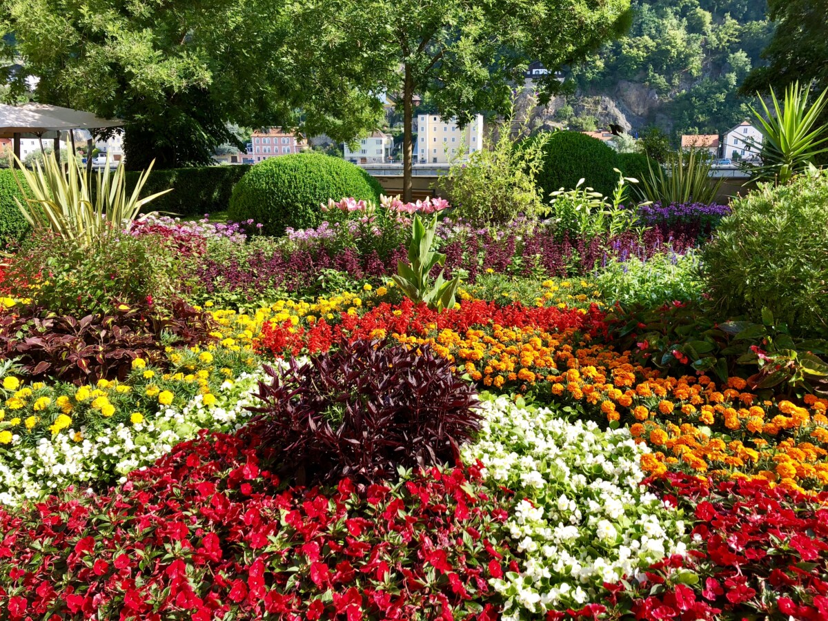 Park in Passau, Germany