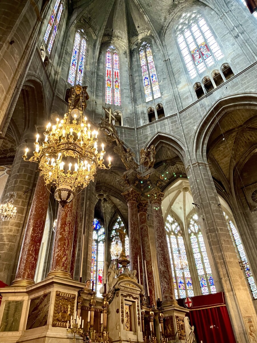 Inside the Cathedral in Narbonne