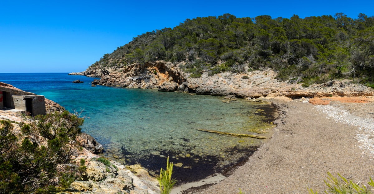 Cala Xuclar is one of the 7 Best Secret Ibiza Beaches