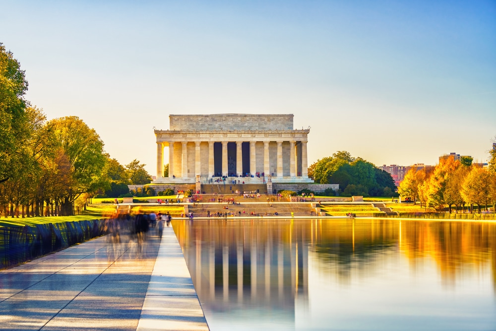 Lincoln memorial in Washington DC
