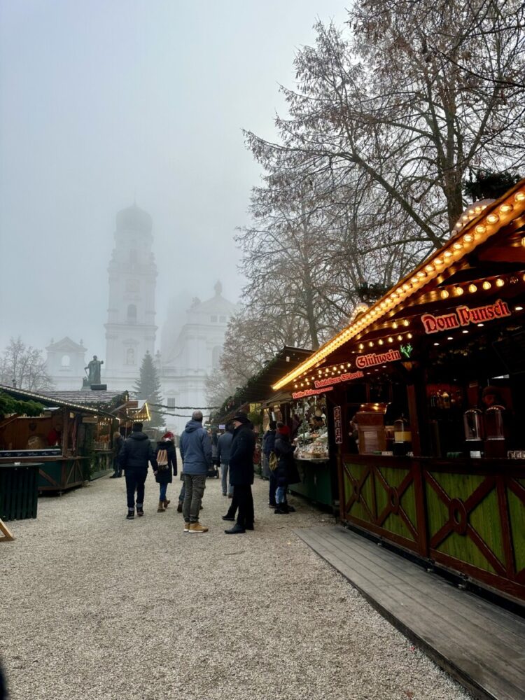 The Christmas market in Passau, Germany, was my favorite. 