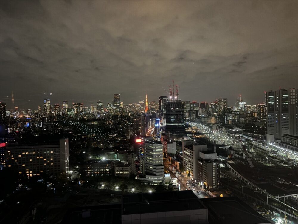 Our view from the Shinagawa Prince Hotel. Photo by Kurt Jacobson