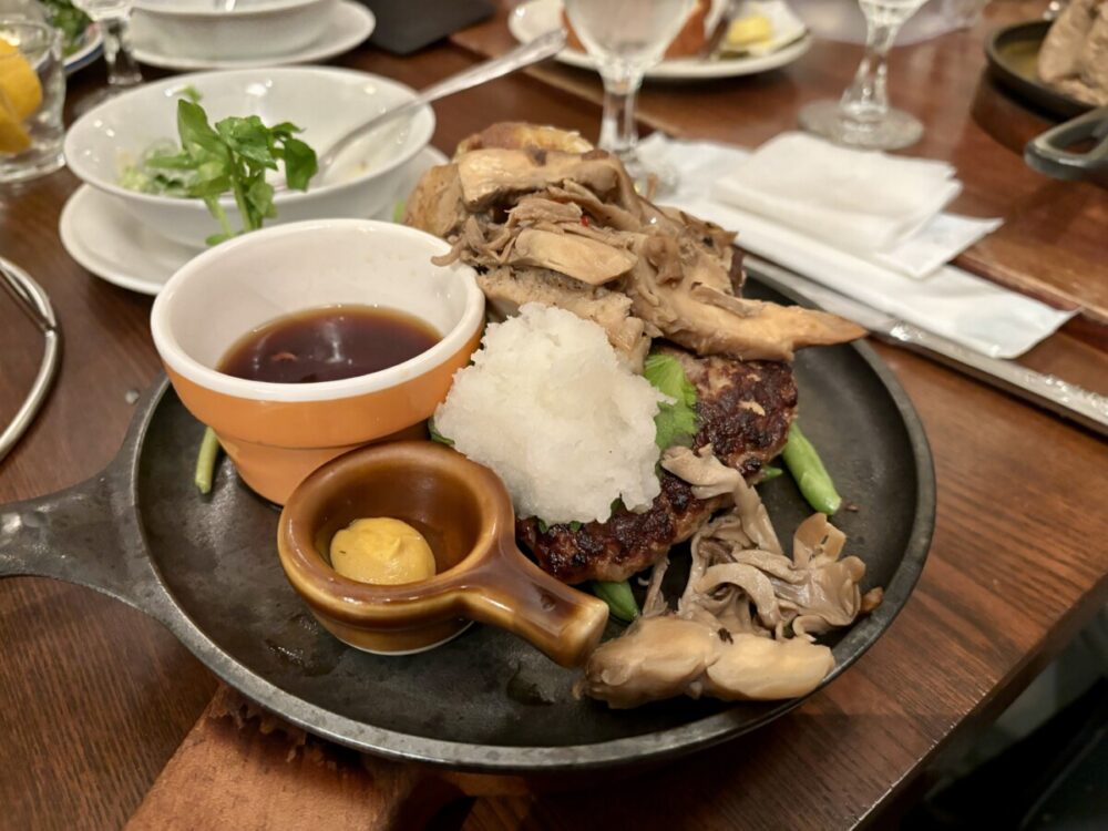 Tsubame Grill's fall special burger with mushrooms was delicious. Photo by Kurt Jacobson