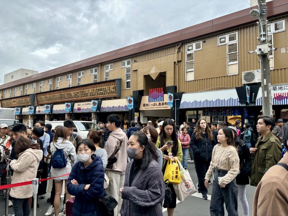 On most trips, we join the crowd at the Tokyo Tsukiji Fish Market. Photo by Kurt Jacobson