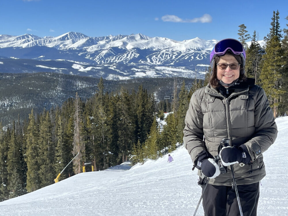 The Magic of Skiing While Grieving 3 Sandy Bornstein at Keystone Resort