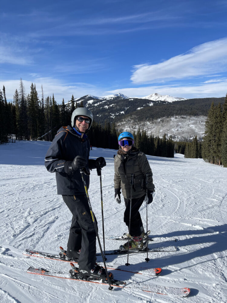 The Magic of Skiing While Grieving 2 Sandy and Ira Bornstein Copper Mountain February 14 2022