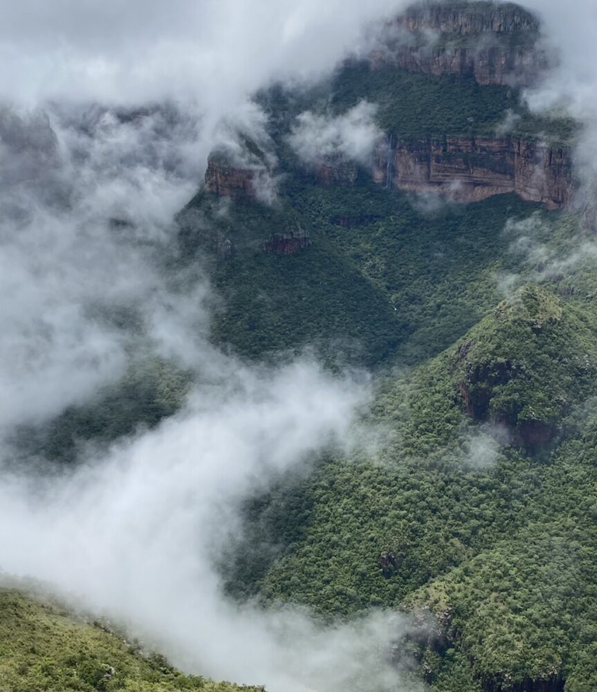 Travel to South Africa and Discover a Wild and Wonderful Destination 14 Three Rondavels and the Blyde River Canyon near Mpumalanga. Photo by Linda Milks