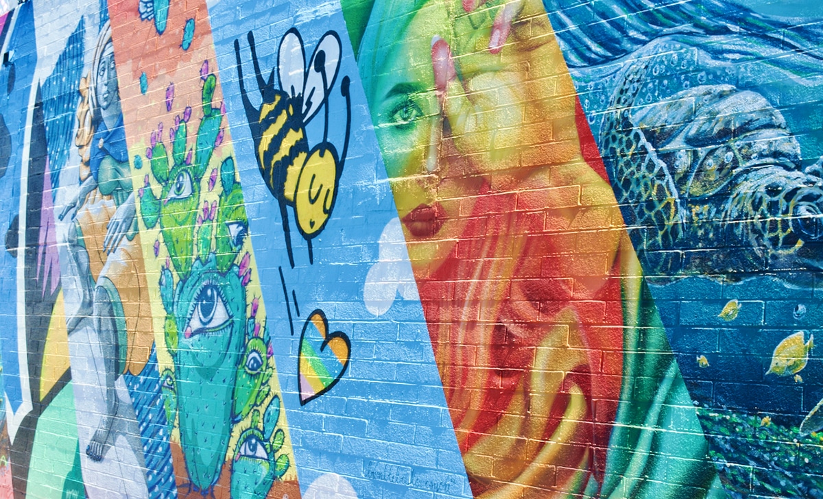 Carlsbad Village Alley Art Wall