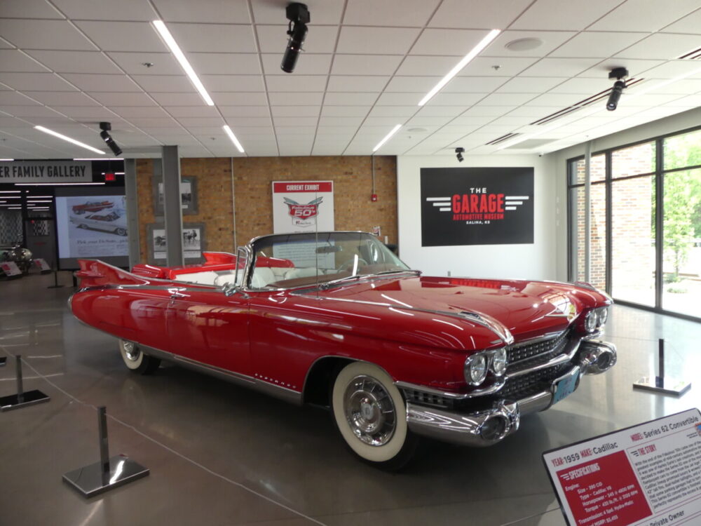 Discover the Magic of a Fun and Quirky Kansas Road Trip 28 Red 1959 Cadillac convertible