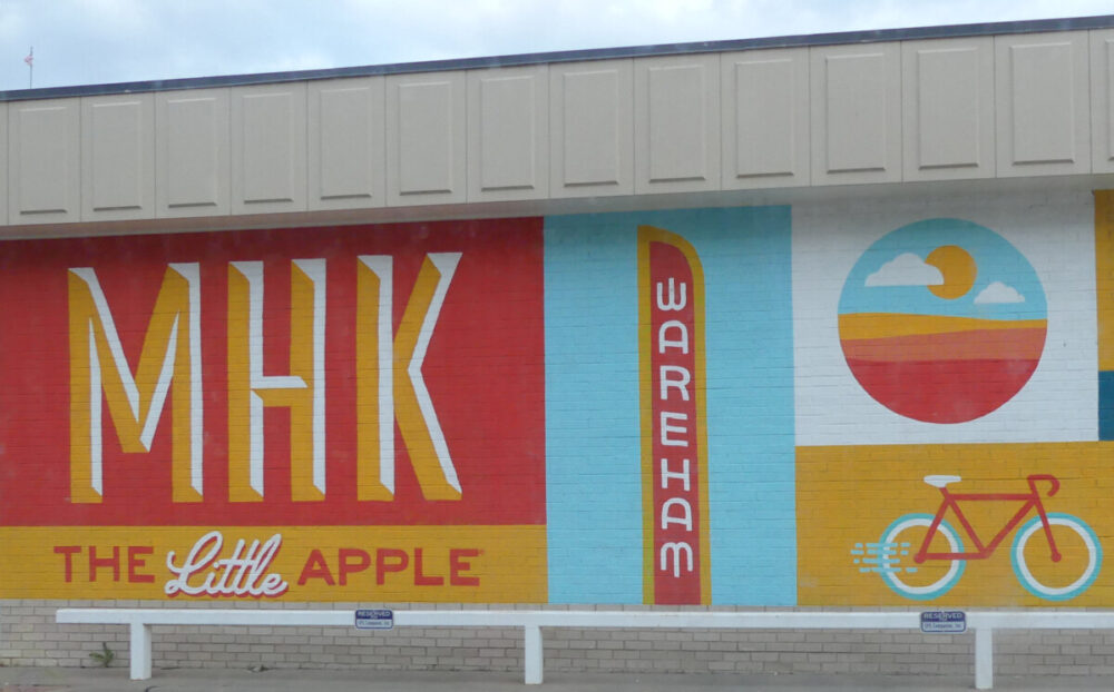 Discover the Magic of a Fun and Quirky Kansas Road Trip 5 Mural celebrating Manhattan Kansas