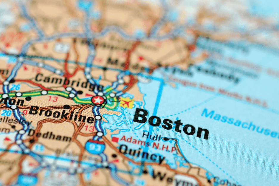 Bostono žemėlapis