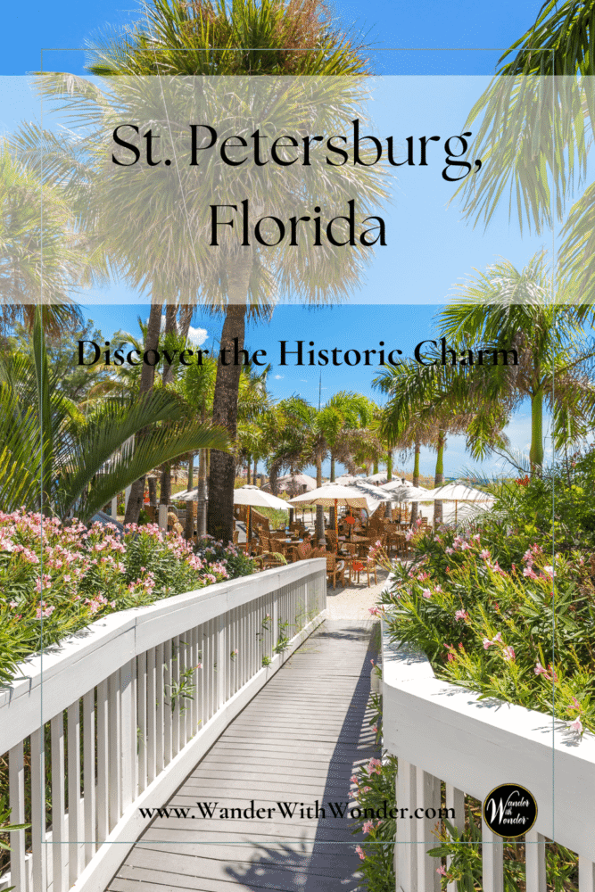 Immerse yourself in the fascinating history of St. Petersburg, Florida. Read our Wander With Wonder article and follow our curated routes to uncover hidden gems and vibrant tales. We will help you plan your Florida road trip to experience the best of St. Petersburg, Florida.