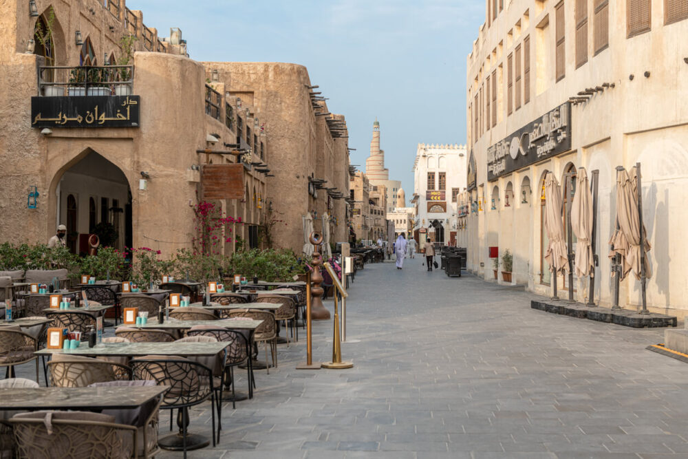 Souq Waqif is a souq in Doha, in the state of Qatar. The souq is known for selling traditional garments, spices, handicrafts, and souvenirs