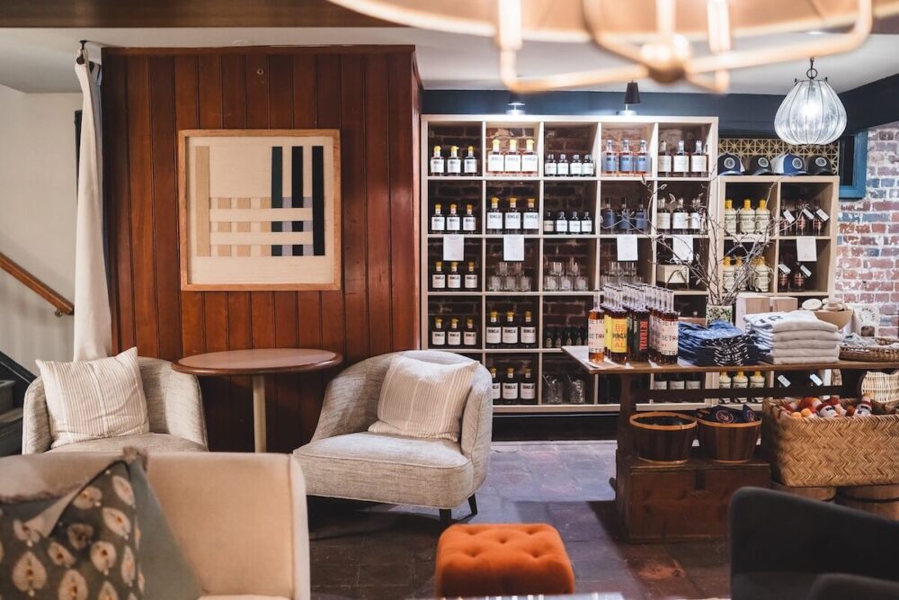 Ironclad Bourbon and merchandise are available for sale at the Ironclad Inn. Photo courtesy Ironclad Inn