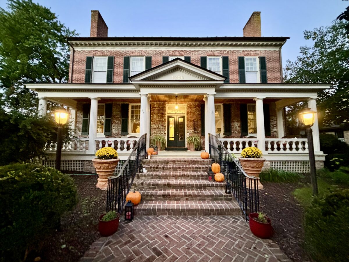 The Ironclad Inn at dusk is a gorgeous house. Photo by Kurt Jacobson