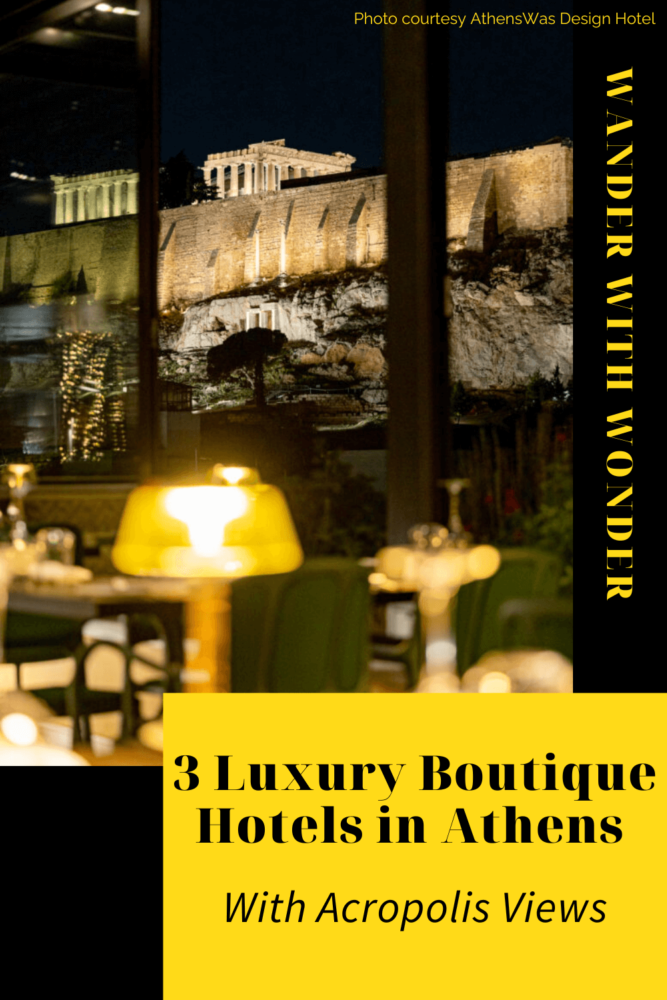 In this Wander With Wonder article, we introduce you to the best design-focused 5-star luxury boutique hotels in Athens, blending luxury and stunning views of the Acropolis for an unforgettable stay. Read our article and start planning your bucket list trip to Athens and enjoy the blending of new and old in a uniquely Athens way.
