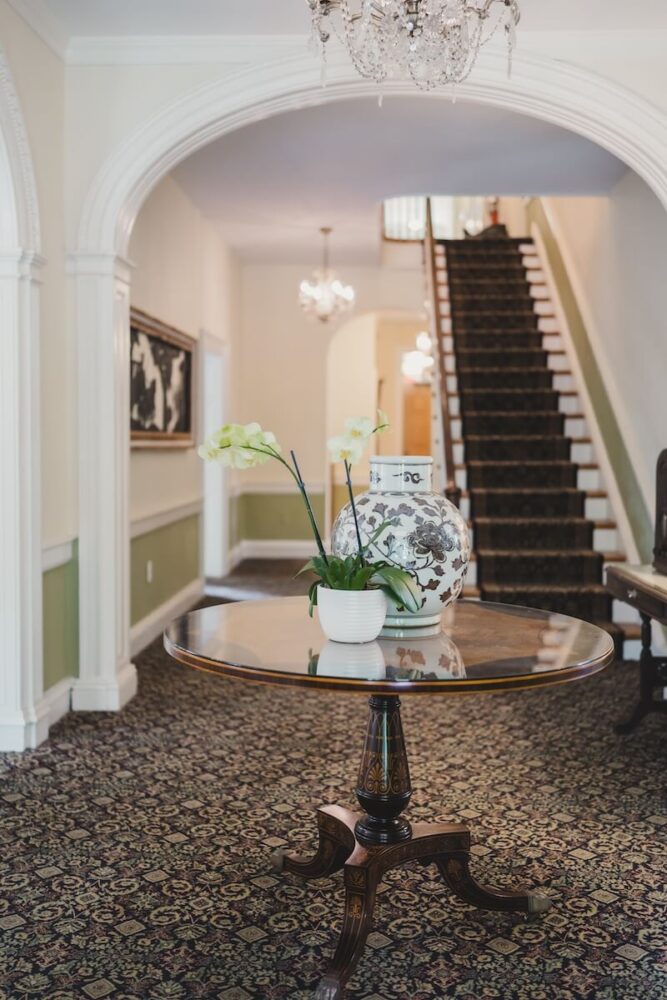 Entryway at The Ironclad Inn.