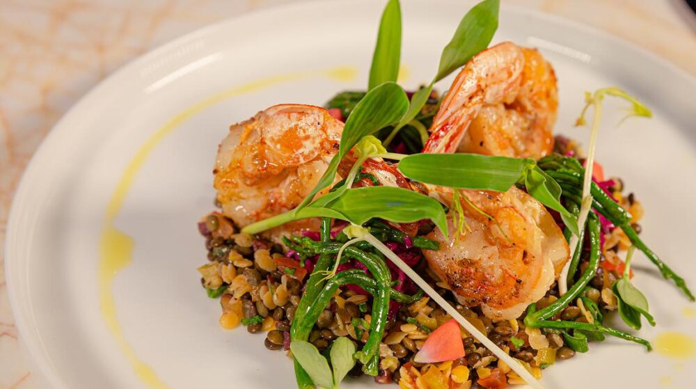scallops and risotto