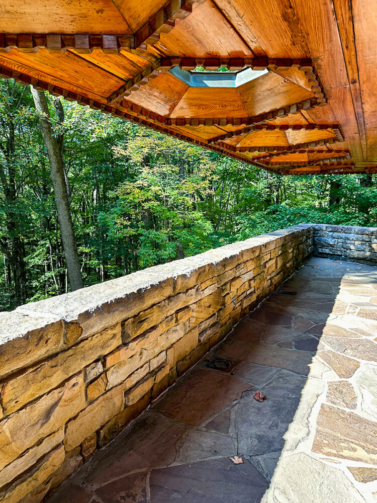 Exterior Hexagons at Kentuck Knob