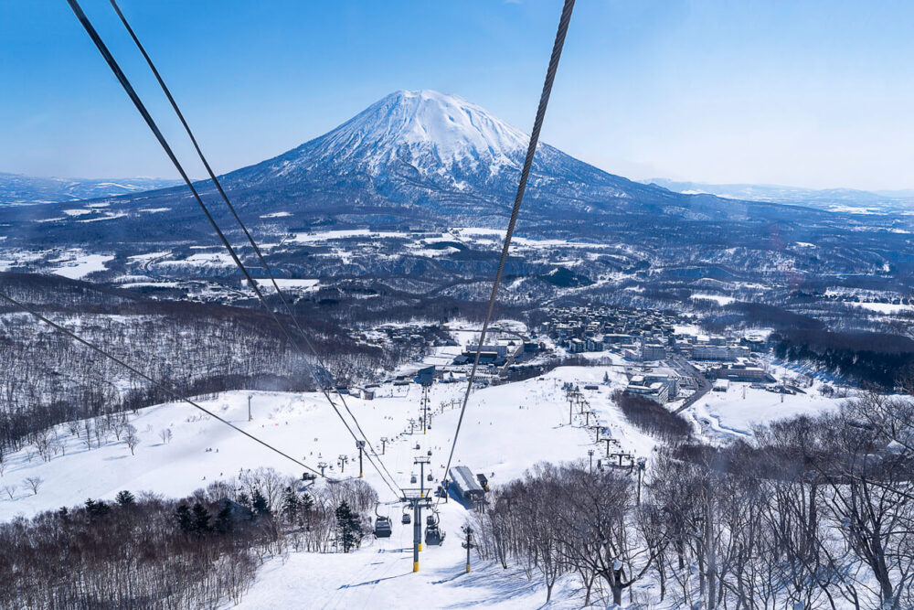 Niseko on Hokkaido Island, Japan, is a favorite for skiers.