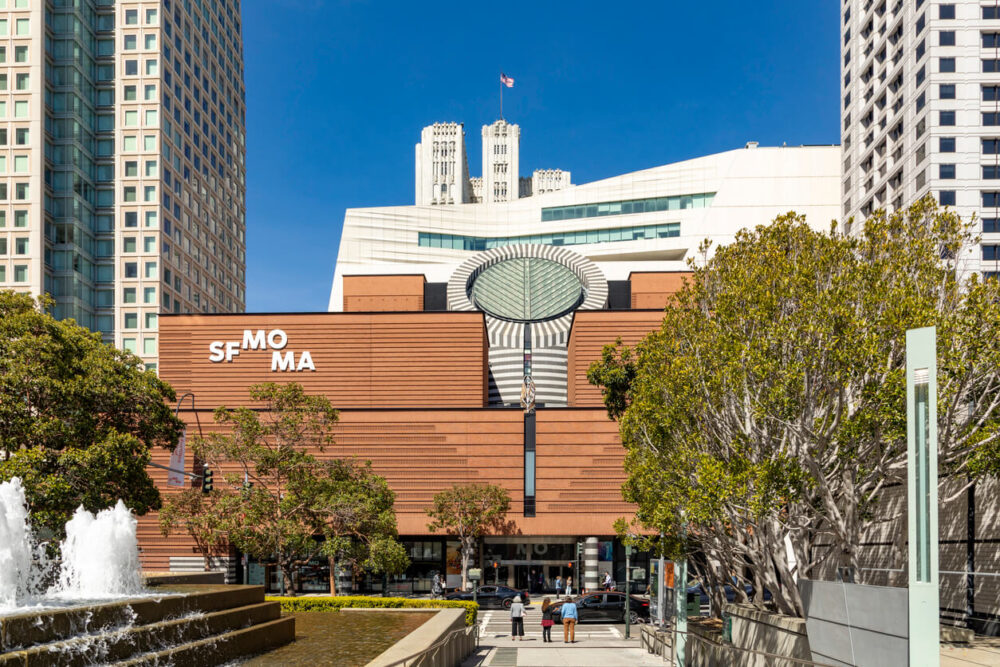 San Francisco Museum of modern art in downtown San Francisco