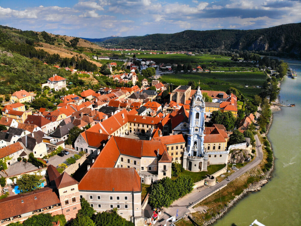 Durnstein, small town in Austria region Wachau